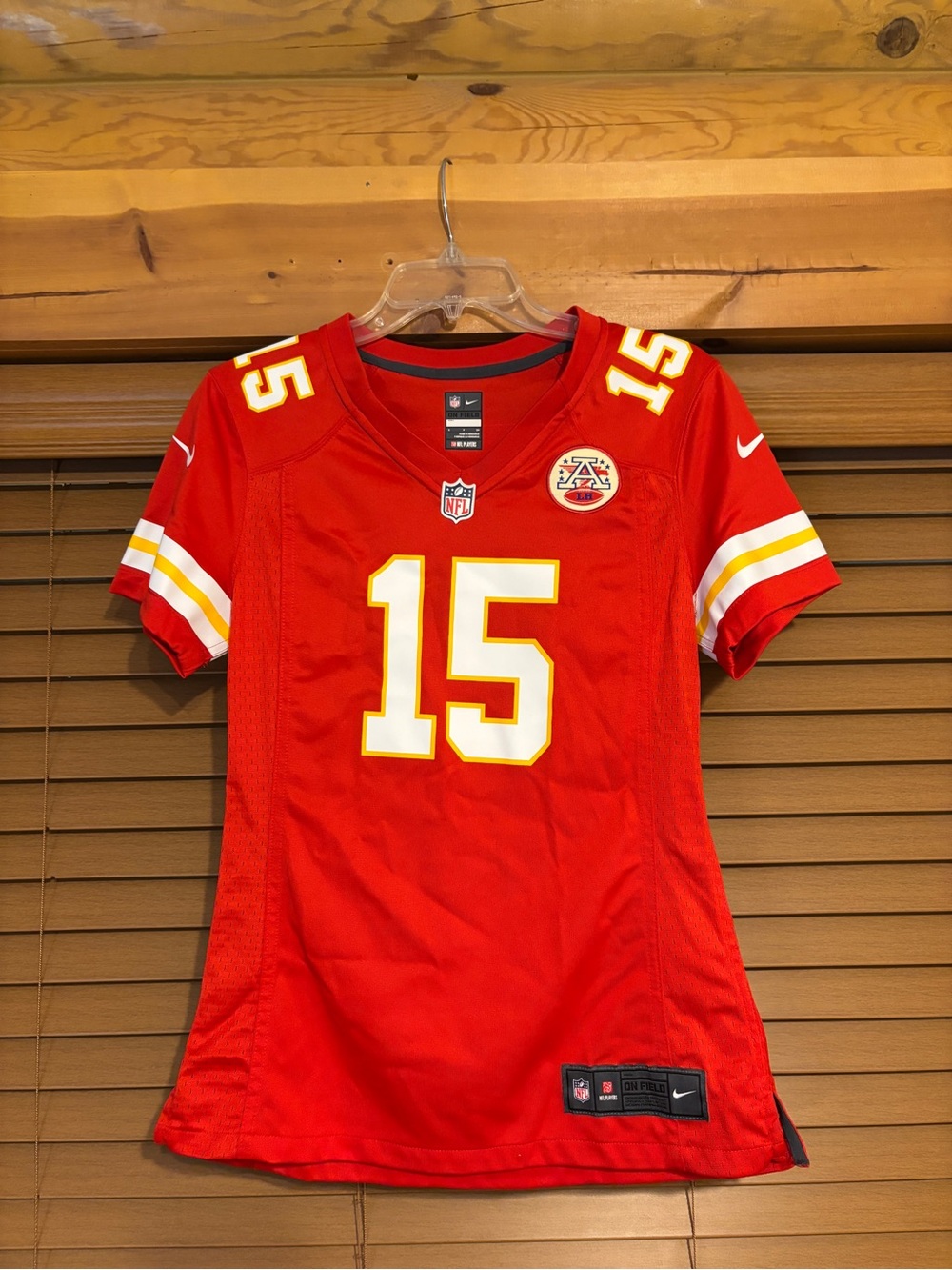 Nike Red NFL On-Field Jersey Hem Patch - Picture 4 of 8